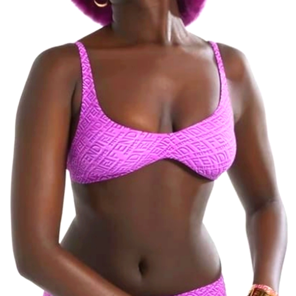 SKIMS FENDI Scoop Bralette Bra Colorado